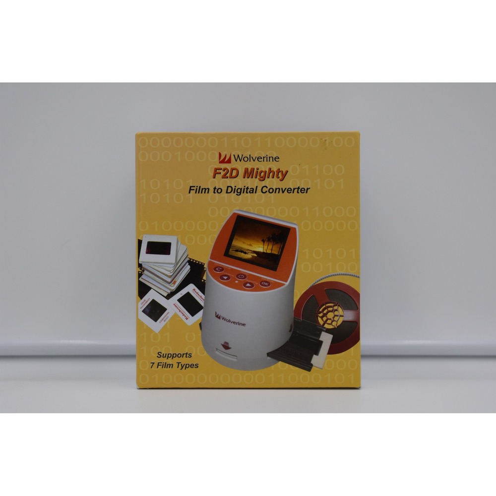 Wolverine F2D Mighty Film to Digital Converter 7 in 1 Film Types 20MP High Res